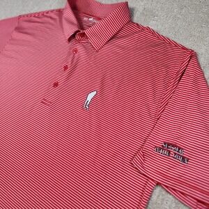 HL SPORT Golf Polo Shirt Men Large Setzer‎ Wide Open Forsyth Performance Luxury